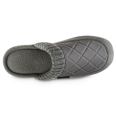 isotoner Levon Men's Quilted Clog Slippers