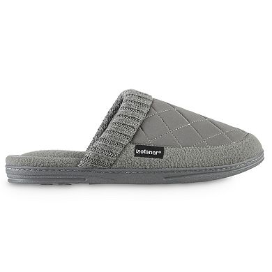 isotoner Levon Men's Quilted Clog Slippers