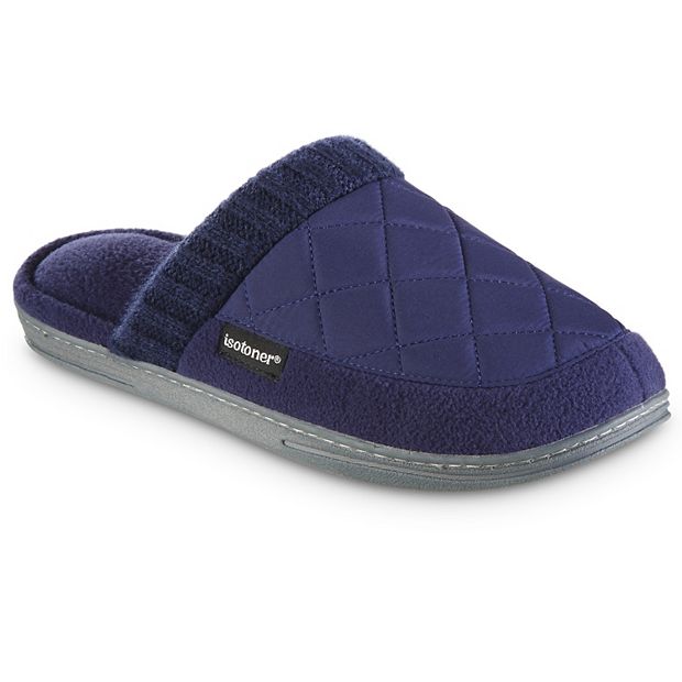 isotoner Levon Men s Quilted Clog Slippers