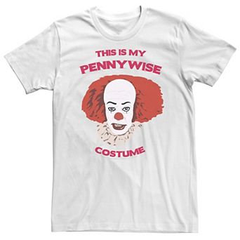 Big & Tall IT Classic Halloween This Is My Pennywise Costume Tee