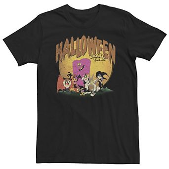 Big & Tall Looney Tunes Halloween Night Group Shot Tee