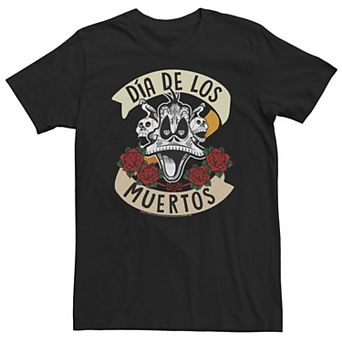 Big & Tall Looney Tunes "Dia De Los Muertos" Daffy Duck Tee