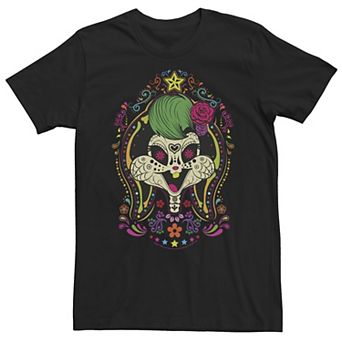 Big & Tall Looney Tunes Halloween Lola Bunny Sugar Skull Big Face Tee