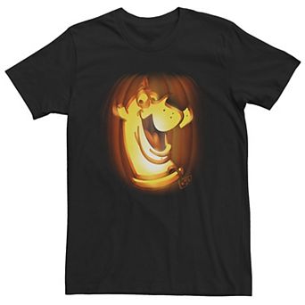 Big & Tall Scooby-Doo Big Face Pumpkin Carved Halloween Tee