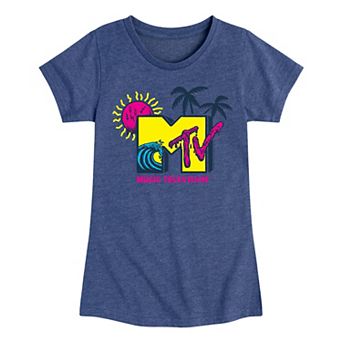 Girls 7-16 MTV Wave Tee