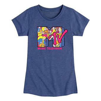 Girls 7-16 MTV Illustrated Rock Tee