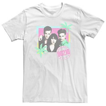Big & Tall Beverly Hills 90210 Group Shot Retro Square Portrait Tee