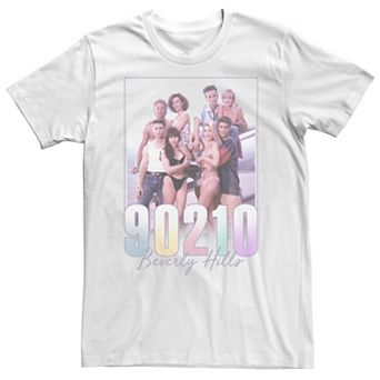 Big & Tall Beverly Hills 90210 Group Shot Pastel Poster Tee
