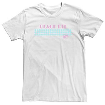 Big & Tall Beverly Hills 90210 Peach Pit Pattern Tee