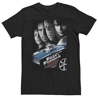 Big & Tall Fast & Furious Movie Poster Tee