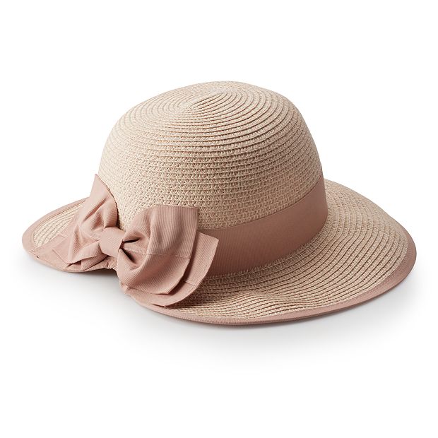 vrede blomst korroderer Women's LC Lauren Conrad Straw Split Back Cloche Hat