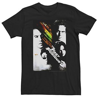 Big & Tall Fast & Furious Movie Poster Tee