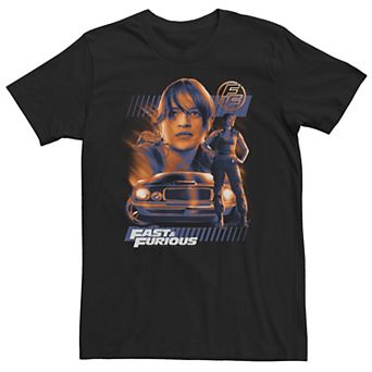 Big & Tall Fast & Furious Letty Collage Portrait Tee