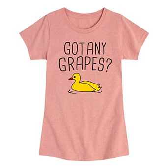 Girls 7-16 Got Any Grapes Duck Graphic Tee