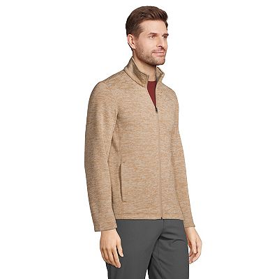 Lands end sweater fleece jacket best sale