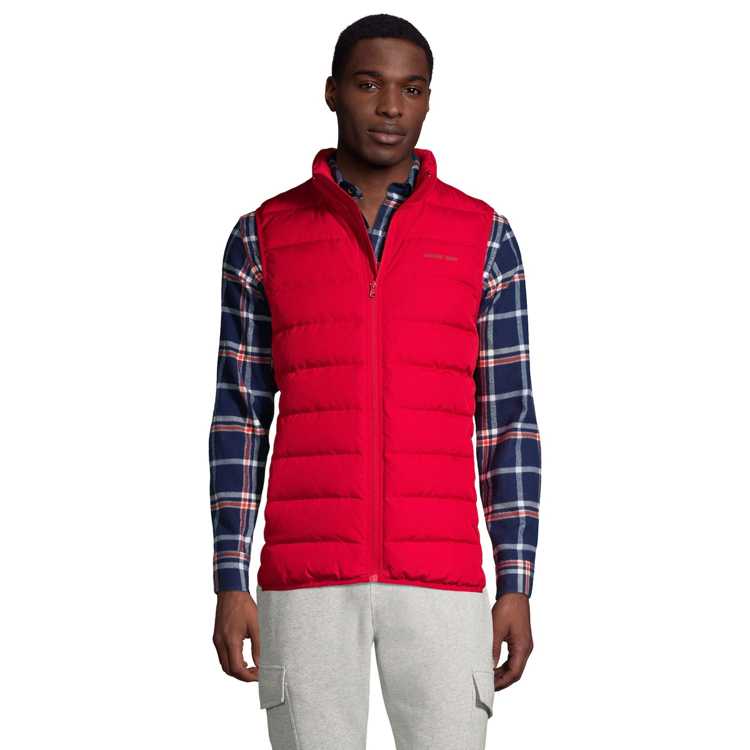 kohls mens quilted vest