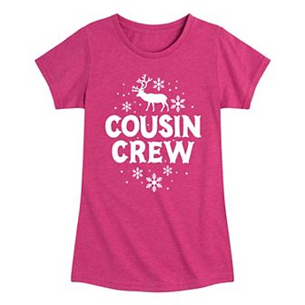 Girls 7-16 Cousin Crew Christmas Graphic Tee