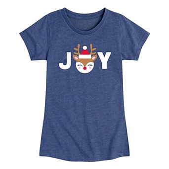 Girls 7-16 Joy Reindeer Graphic Tee