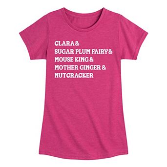 Girls 7-16 Nutcracker Characters Graphic Tee