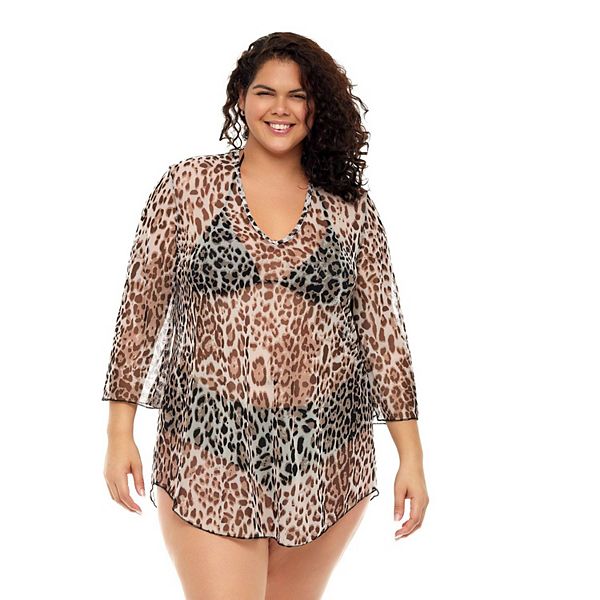 Kohls womens bathing suit best sale cover ups