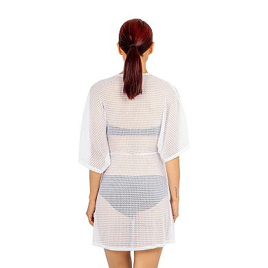 Women's Jordan Taylor Sheer Swim Cover-Up Kimono