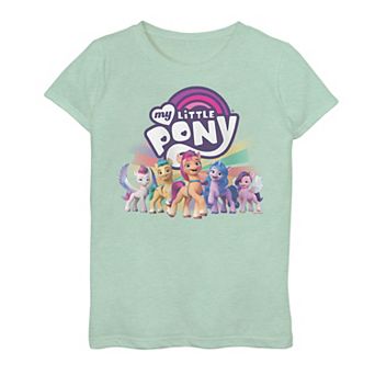 Girls 7-16 My Little Pony Group Logo Graphic Tee