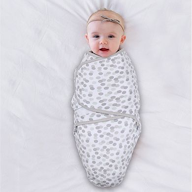 The Peanutshell Grey Safari Sky 3-Pack Swaddles