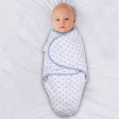 The Peanutshell Blue Dino 3-Pack Swaddles