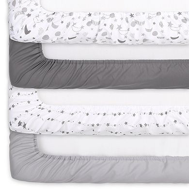 The Peanutshell 4-Pack Woodland Crib Sheets