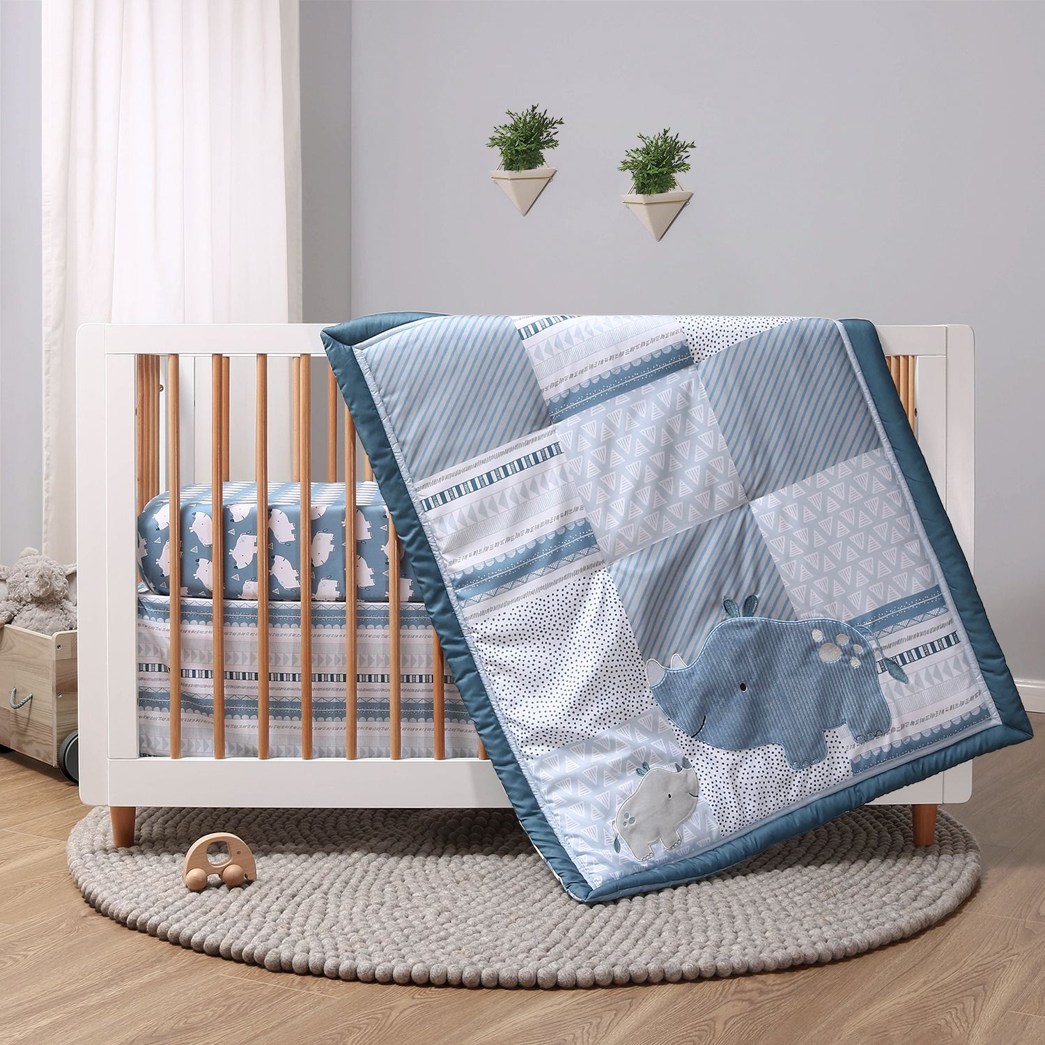 The peanut shell on sale grace crib bedding