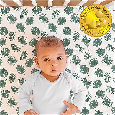 The Peanutshell 2-Pack Botanical Crib Sheets