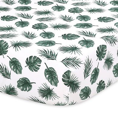 The Peanutshell 2-Pack Botanical Crib Sheets