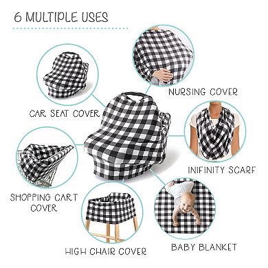 The Peanutshell 6-in-1 Nursing Multi Use Poncho