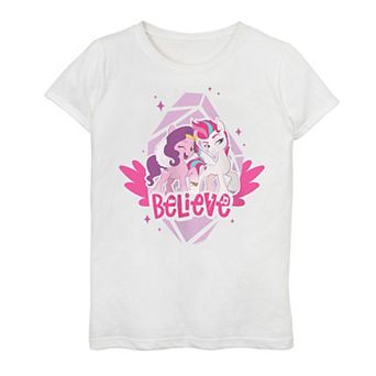 Girls 7-16 My Little Pony Believe Duo Group Shot Graphic Tee