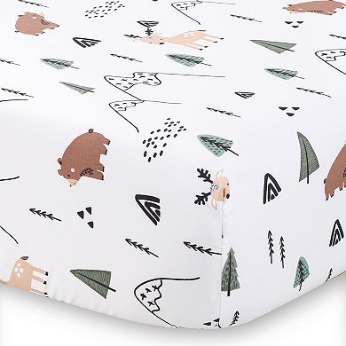 The Peanutshell Woodland Camo 3-Piece Crib Bedding Set