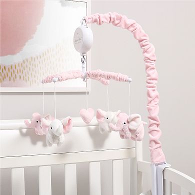 The Peanutshell Pink Elephant Musical Mobile
