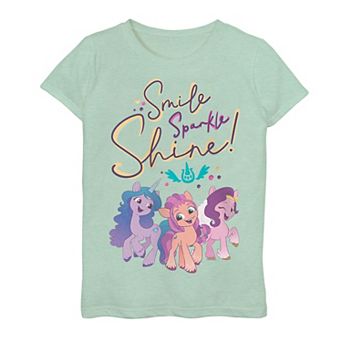 Girls 7-16 My Little Pony Smile Sparkle Shine Graphic Tee