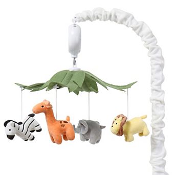 The Peanutshell Safari Animals Musical Mobile