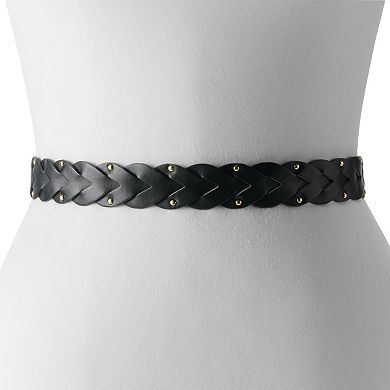 Women's Sonoma Goods For Life® Link Braid Studded Belt