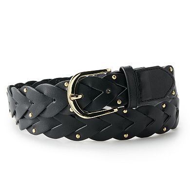 Women's Sonoma Goods For Life® Link Braid Studded Belt