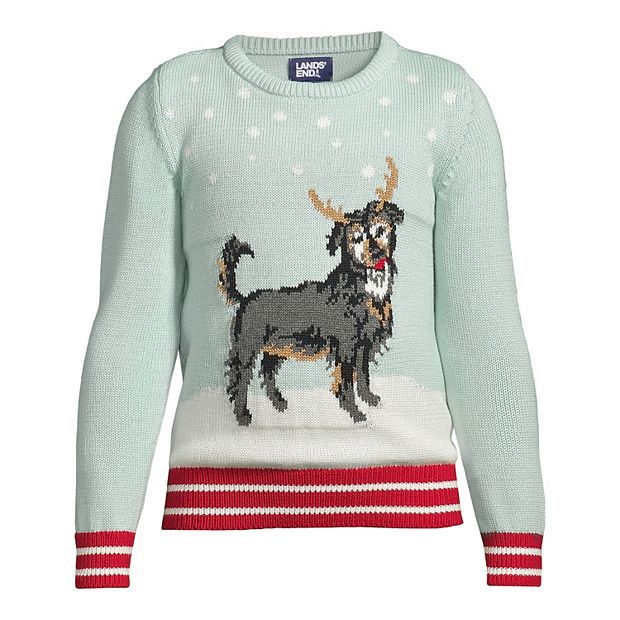 Lands end sale dog sweater