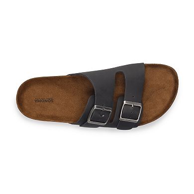 Sonoma Goods For Life® Raymond 02 Men's Leather Slide Sandals