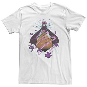 Big & Tall Minecraft Enderman Pixelated Portrait Tee