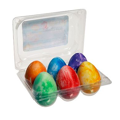 Toysmith Marbled Egg Chalk 6-Pack