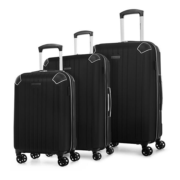 Swiss Mobility PVG Hardside 3-Piece Spinner Luggage Set - Black