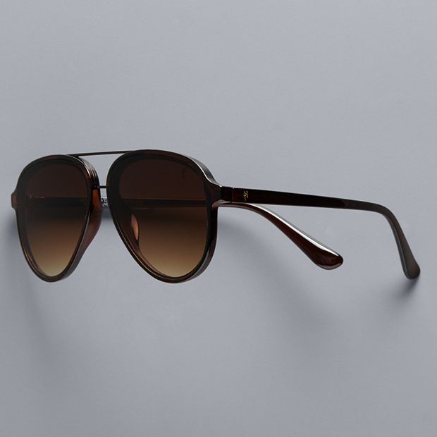 Women s Simply Vera Vera Wang 57mm Brixton Aviator Sunglasses