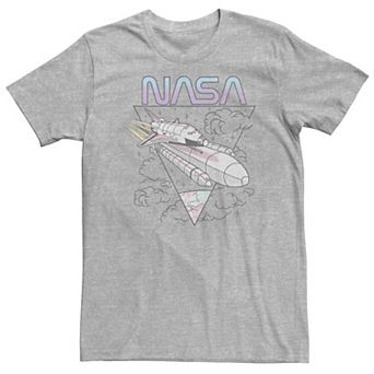 Big & Tall NASA Shuttle Geometric Portrait Tee