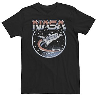 Big & Tall NASA Americana Shuttle Flight Portrait Tee