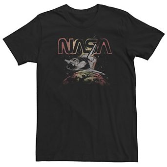 Big & Tall NASA Gradient Shuttle Stamp Tee
