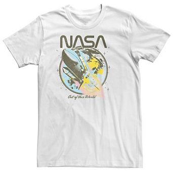 Big & Tall NASA Out Of This World Shuttle Portrait Tee